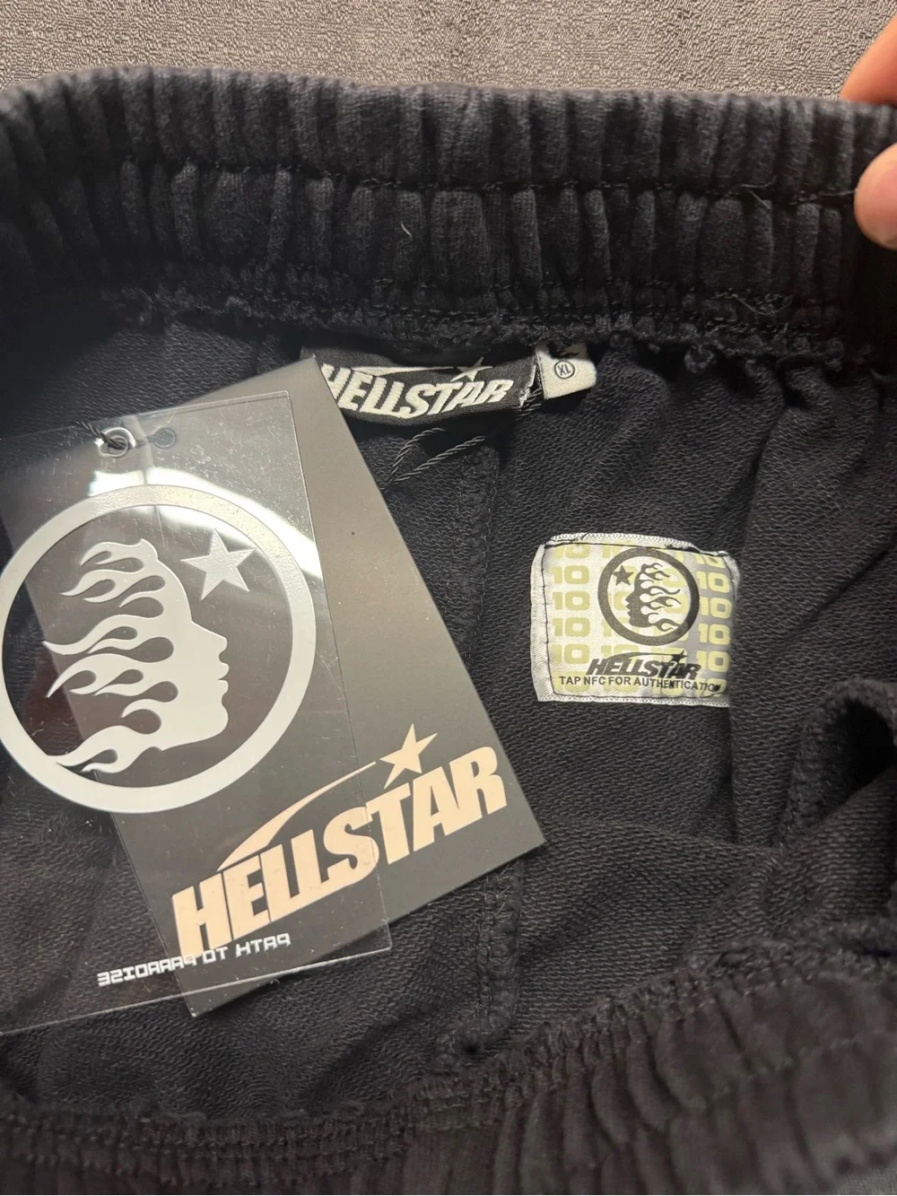 Men’s Hellstar Black Graphic Shorts